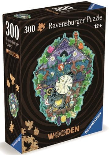 Ravensburger 120007593 Dřevěné puzzle Kukačkové hodiny 300 dílků